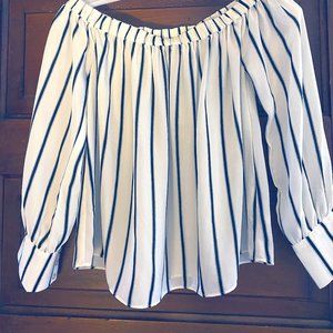 Flowy striped top